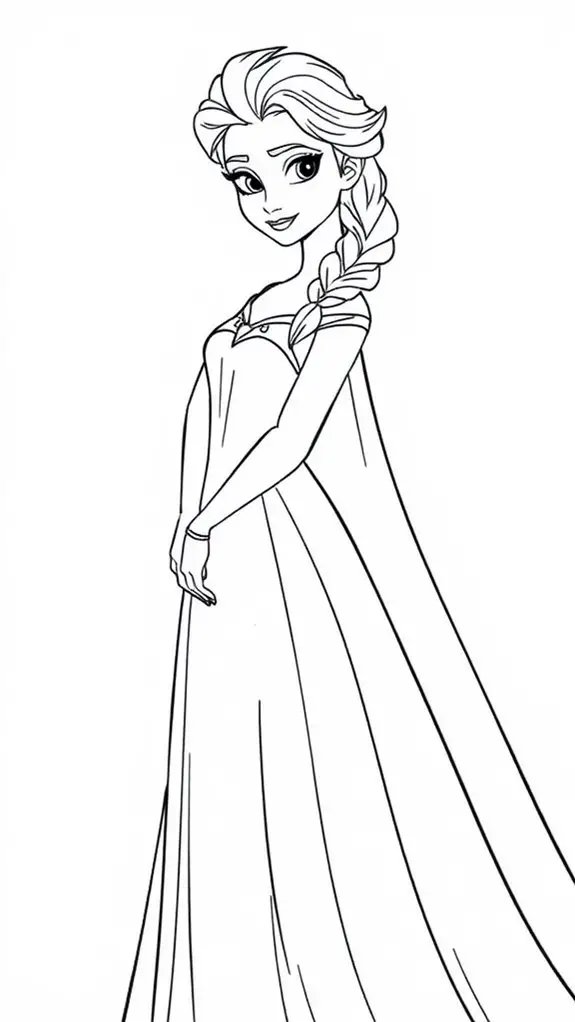 Free Printable Elsa And Anna Coloring Pages Designs