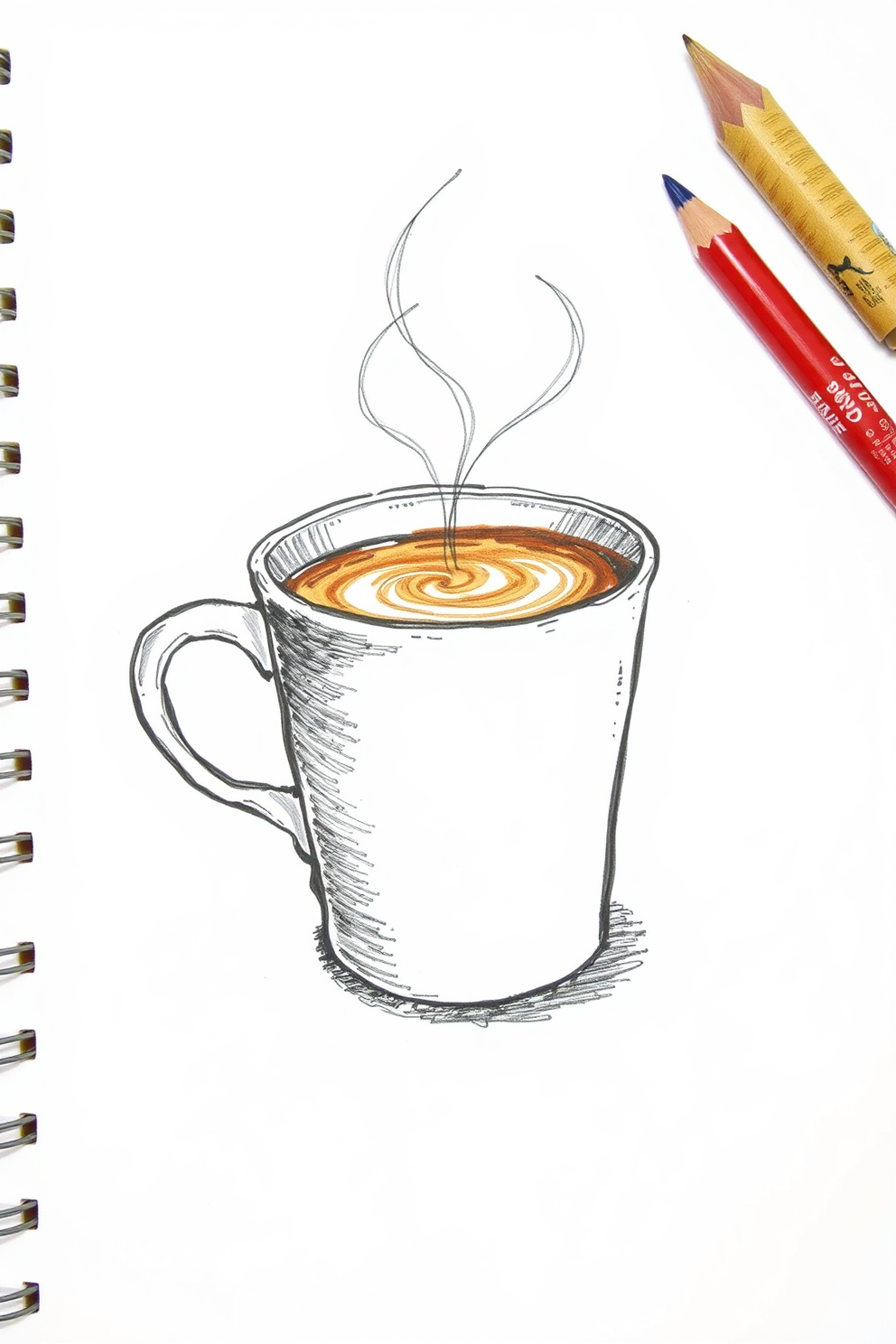 Cup of coffee drawing