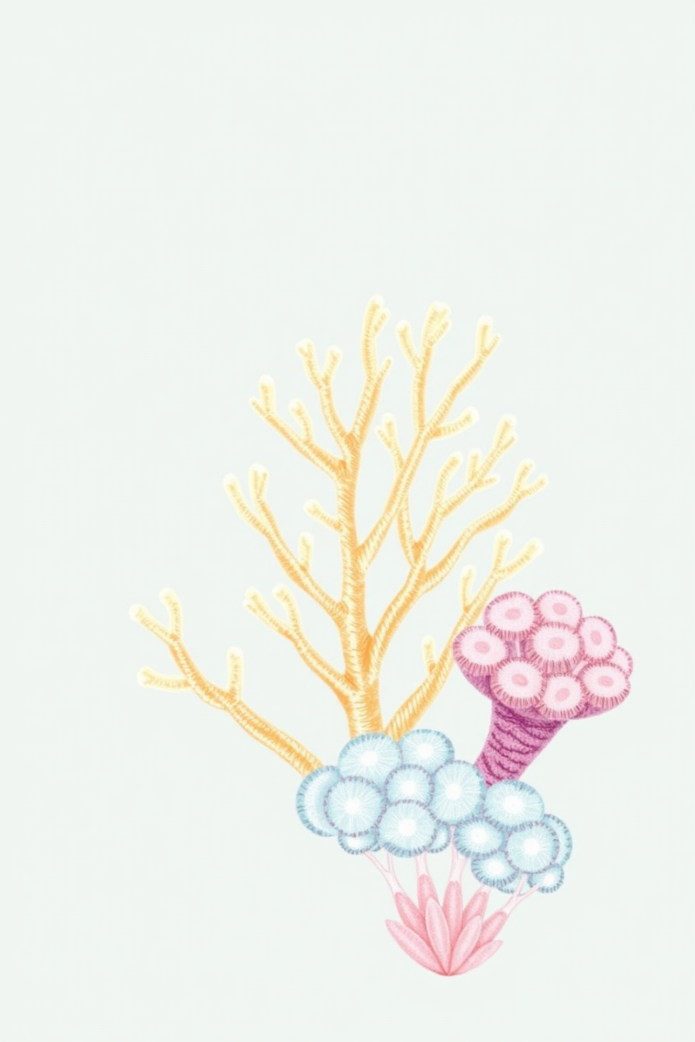 Cute Coral Drawing