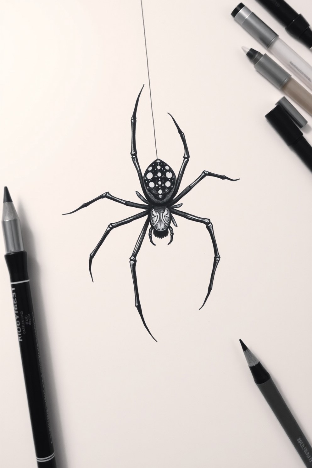 How To Draw Realistic Spider How To Draw Realistic Spider