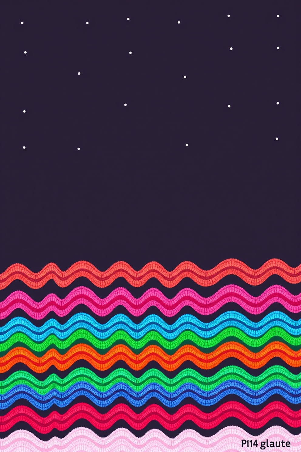 Rainbow pattern drawing
