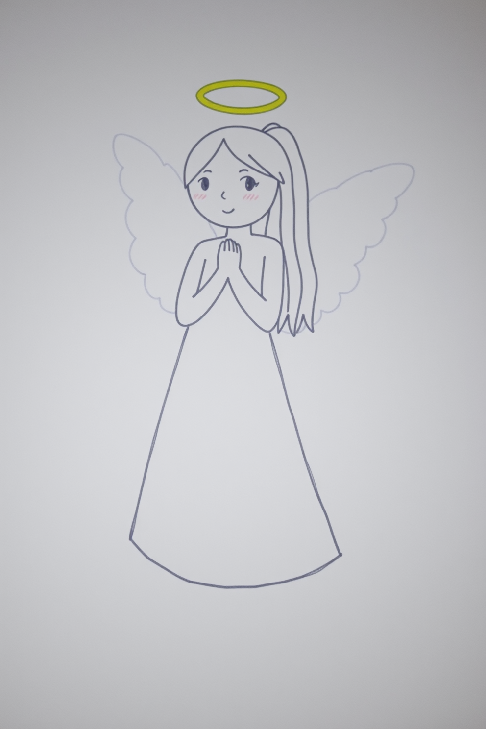 Simple Angel Drawing