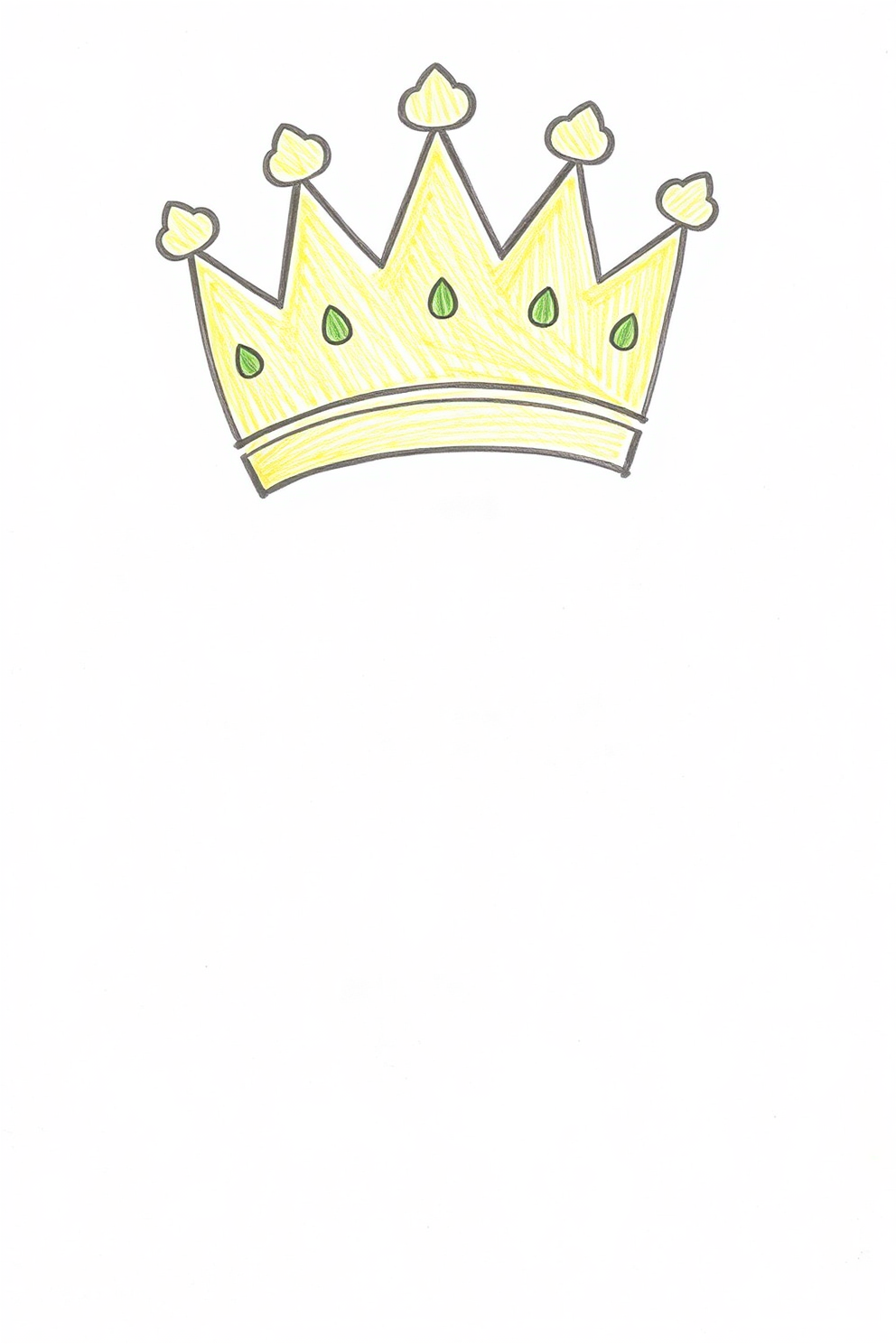 Simple Crown Drawing