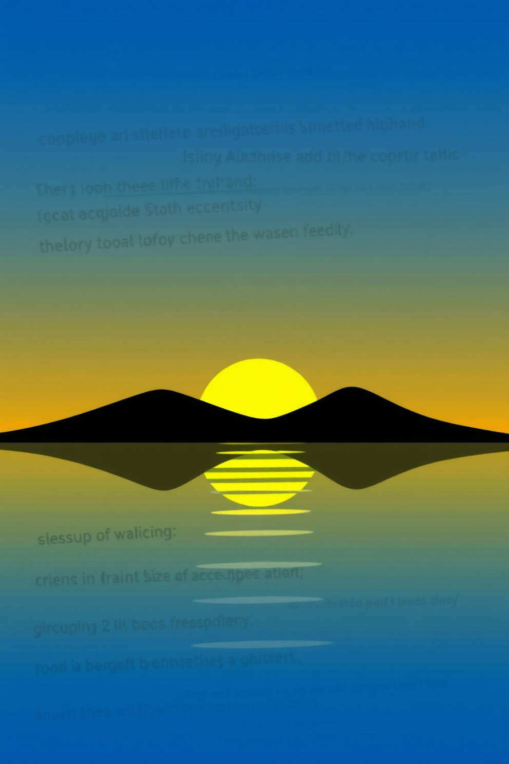 Simple Sunset Drawing