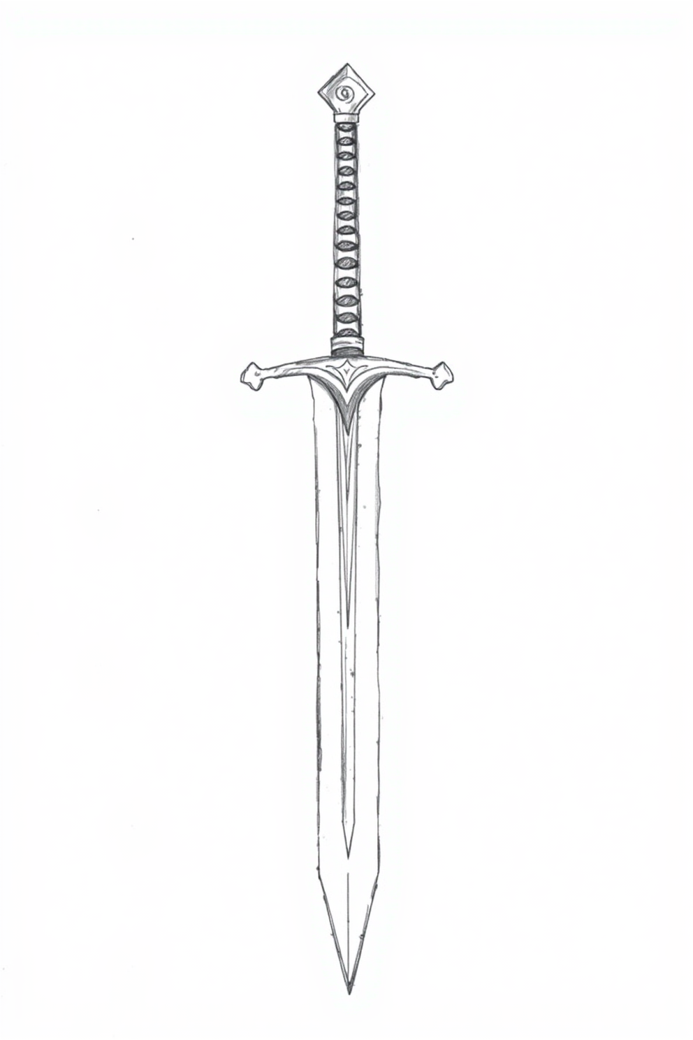Sketch Sword Drawing