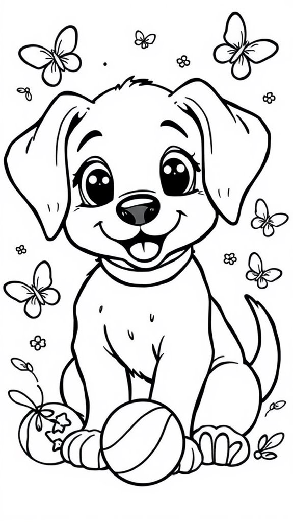 adorable canine art activity