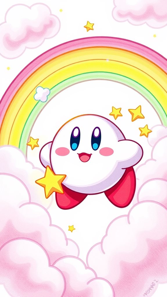 adorable kirby artwork creation