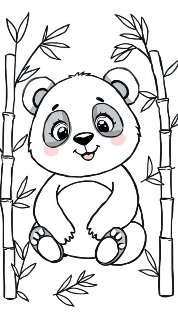 adorable panda art activity