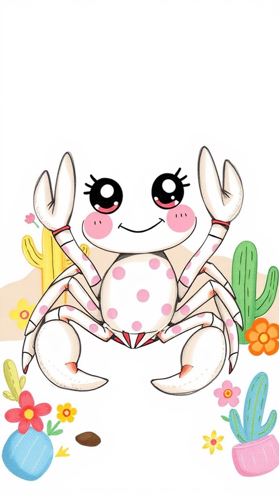 adorable scorpion illustration design