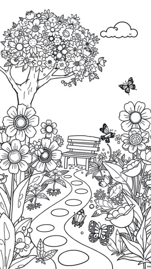 aphmau s floral coloring page