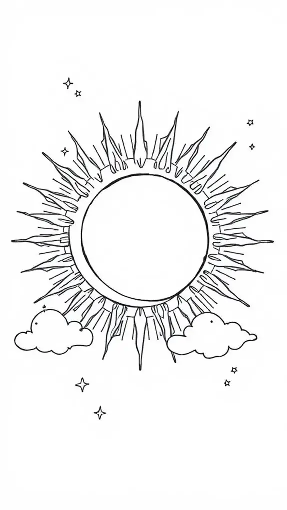 artistic depiction of eclipse