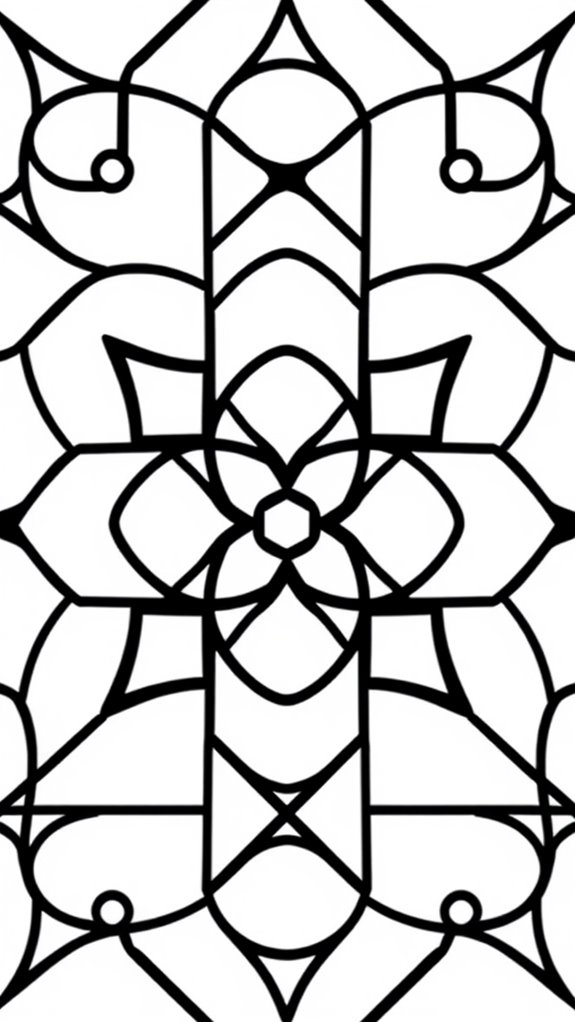 colorful geometric design activity