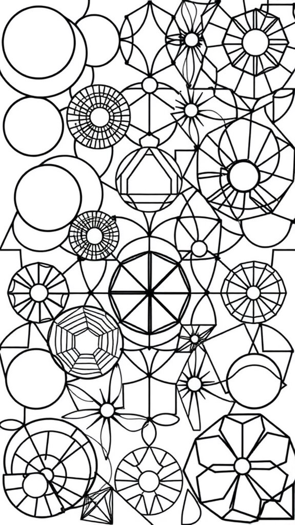 colorful geometric shapes activity