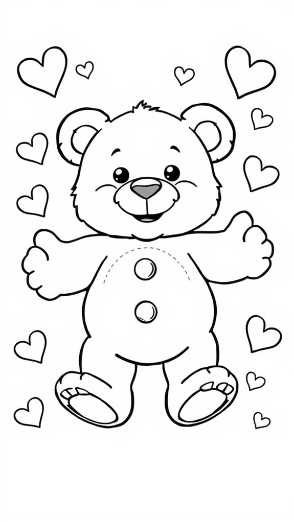 colorful teddy bear fun