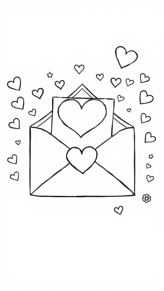 coloring page for lovers