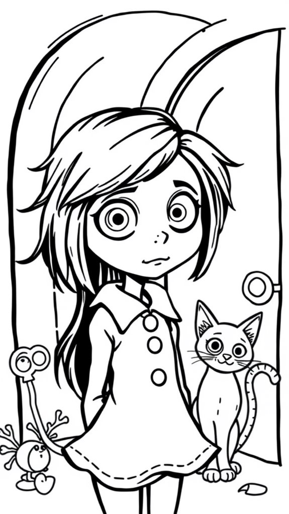 coraline button eyes art