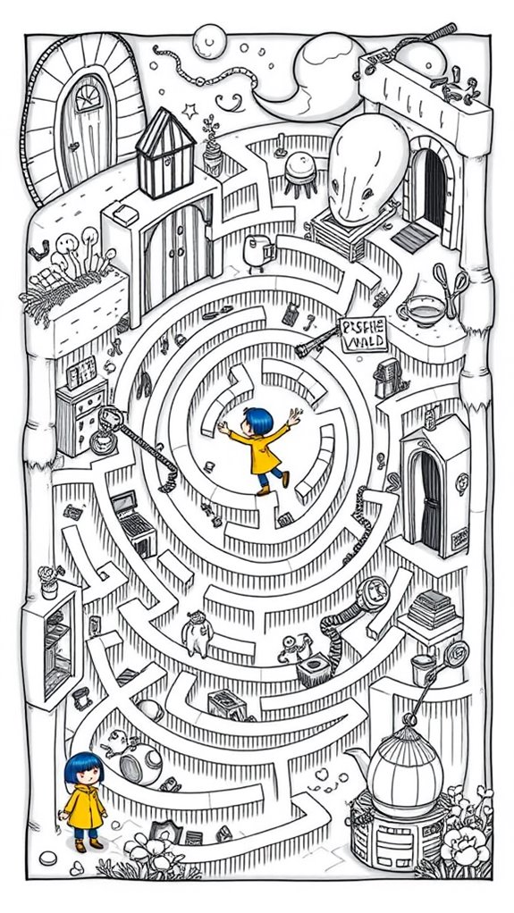 12 Free Printable Coraline Coloring Pages for Kids - jerwoodvisualarts.org
