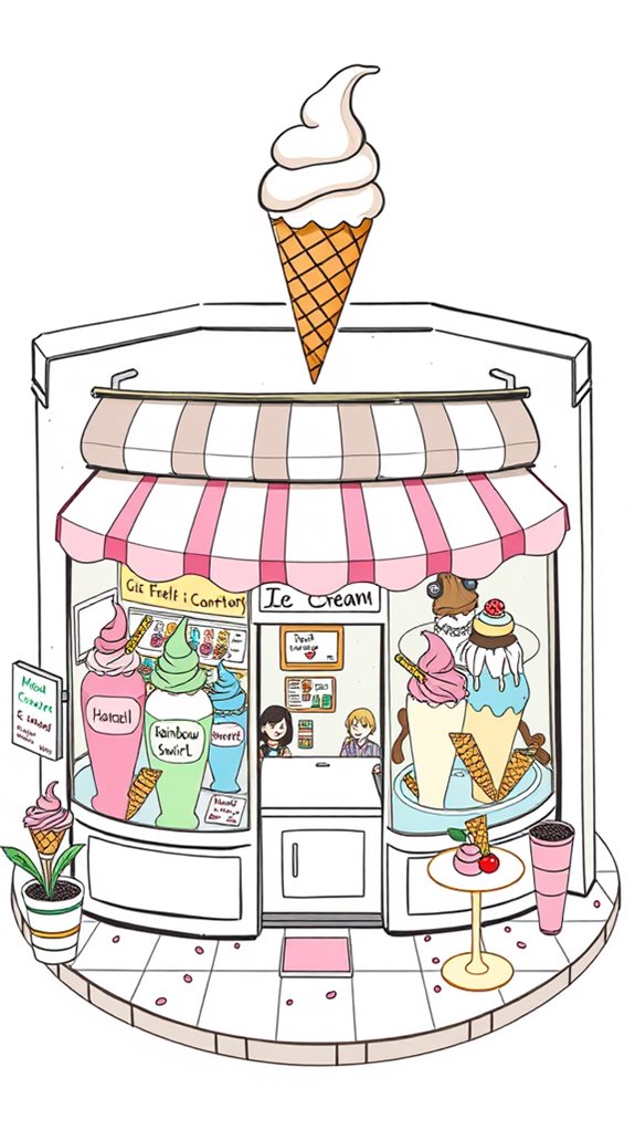 creative ice cream art