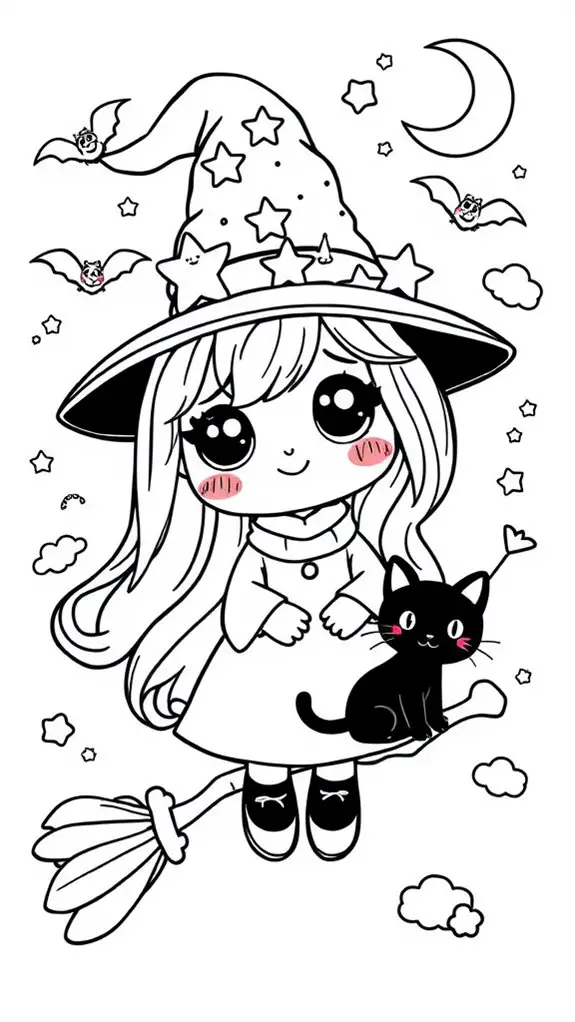 12 Free Printable Witch Coloring Pages For Creative Fun 