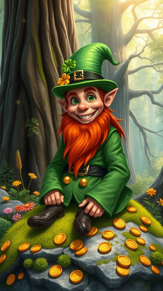 detailed leprechaun illustration art