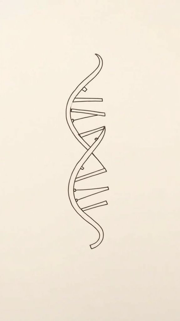 dna helix illustration design