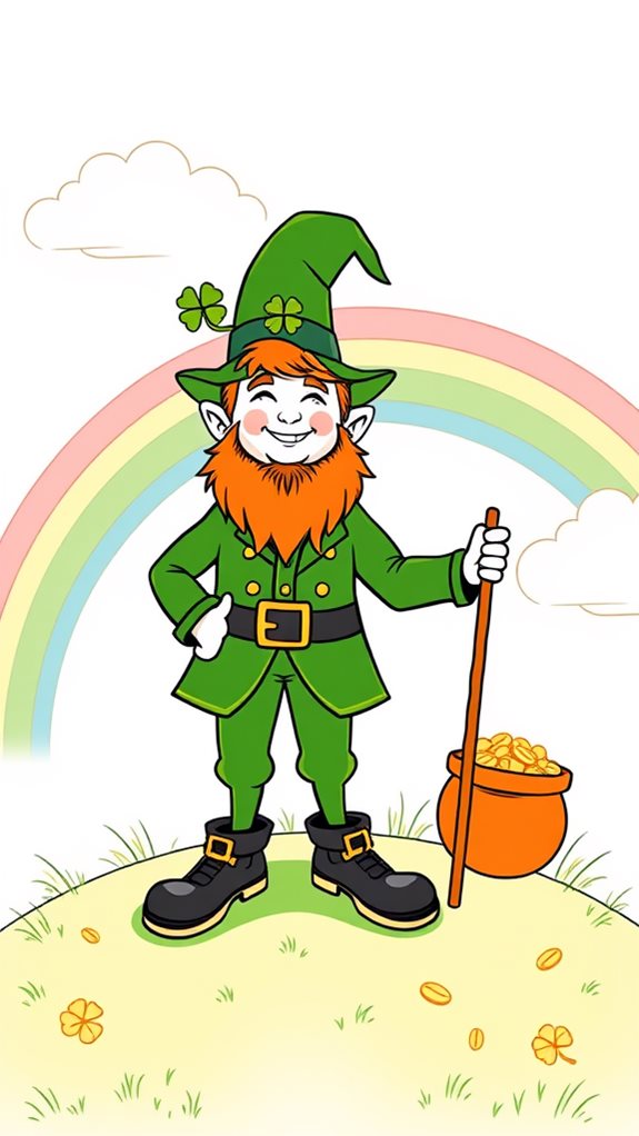 easy leprechaun sketch tutorial