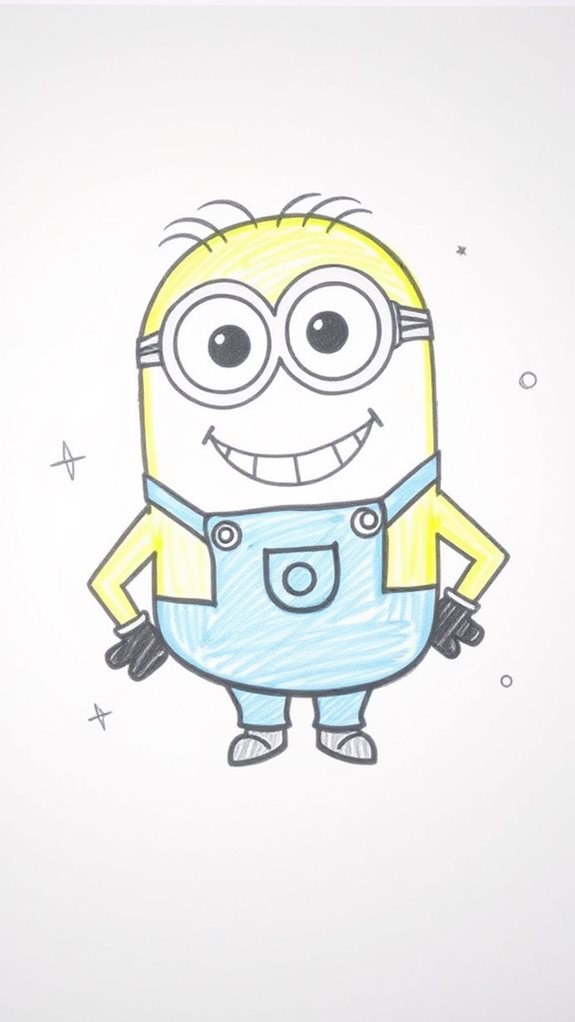 easy minion sketch tutorial