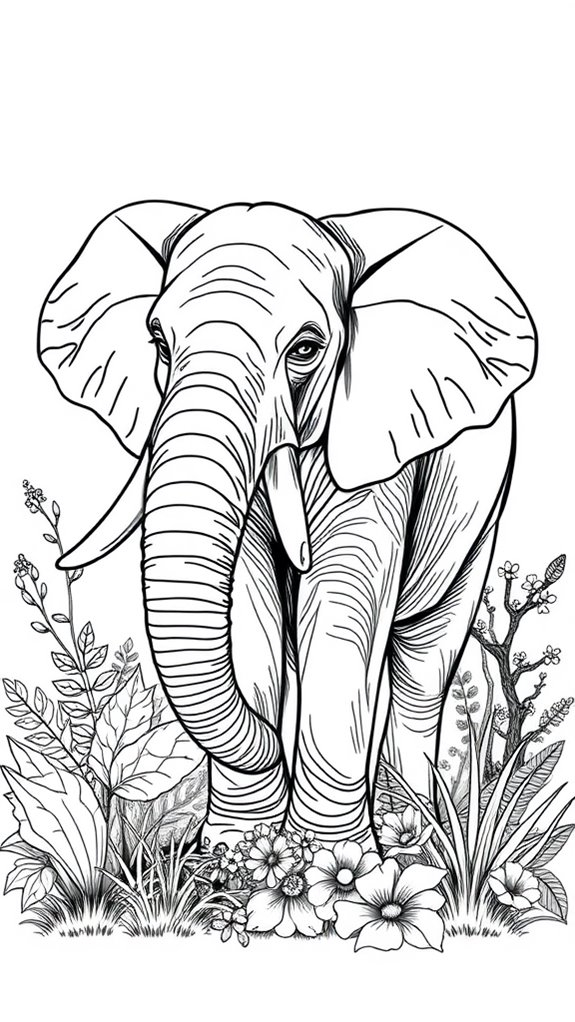 elegant elephant art activity