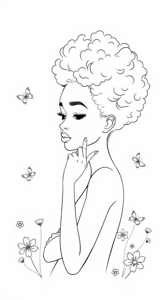 elegant monoline black art