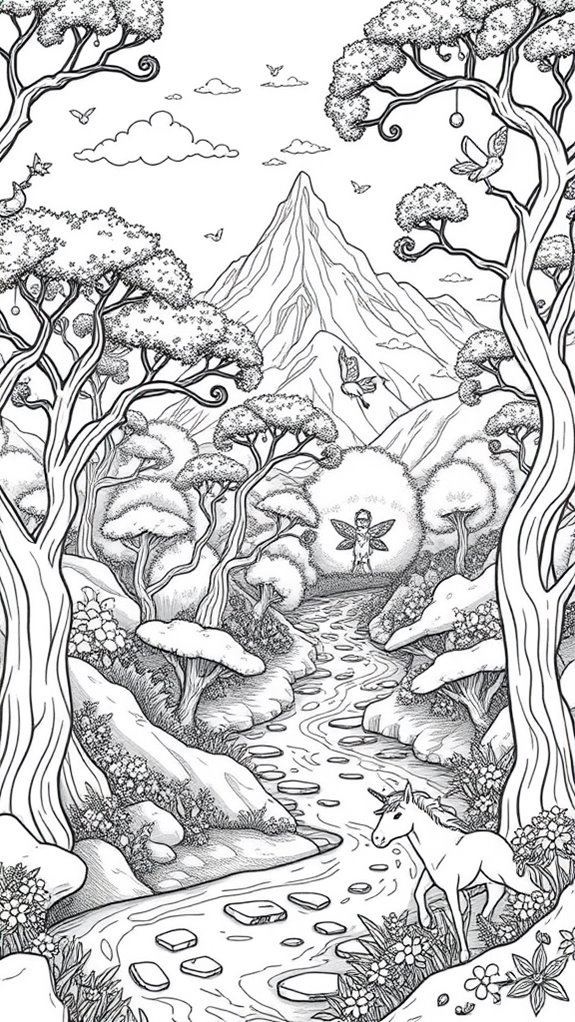 enchanting fantasy art activity