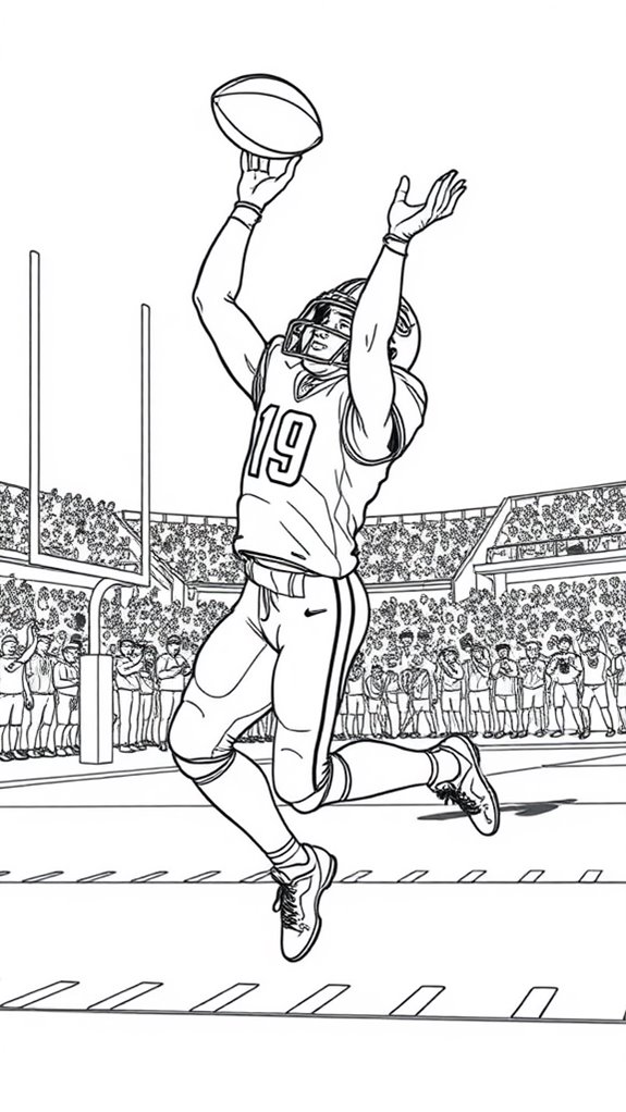 football field coloring page