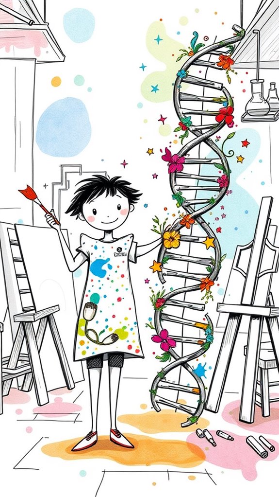 genetic illustration of character