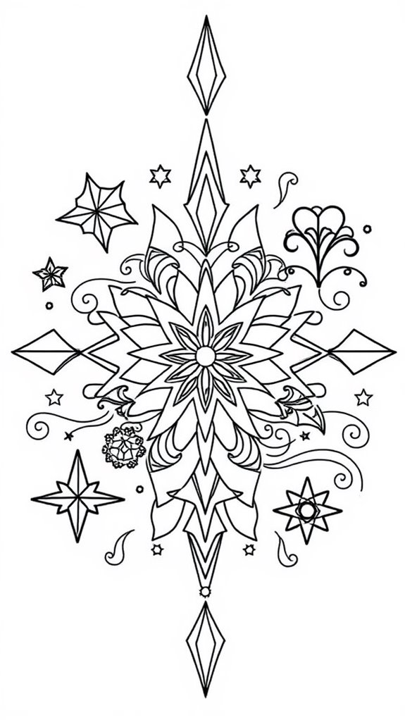 geometric patterns coloring page