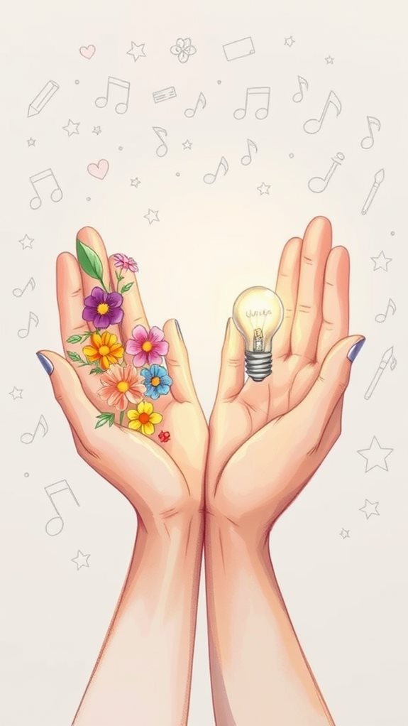 hands interacting with objects