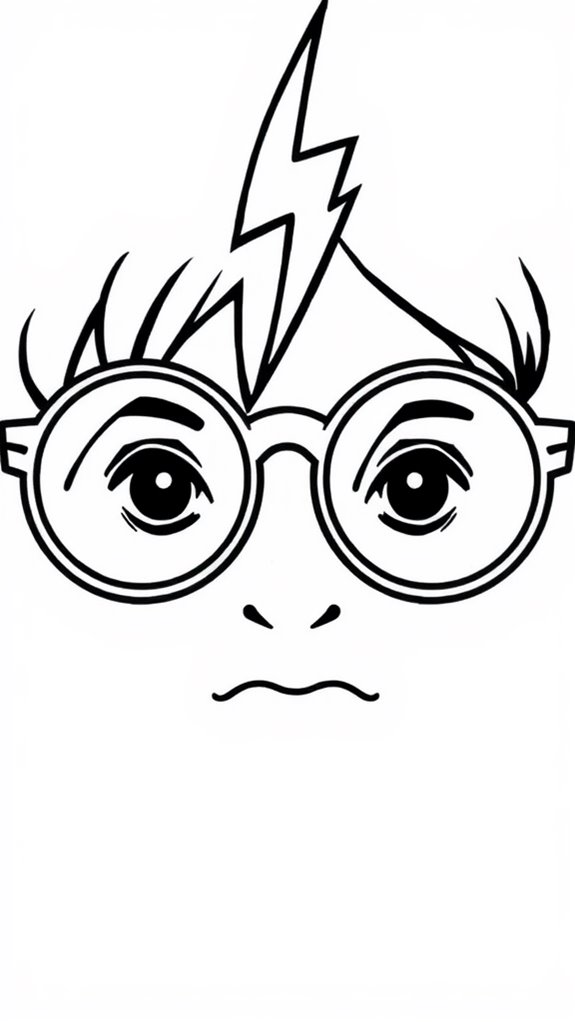 harry potter coloring page