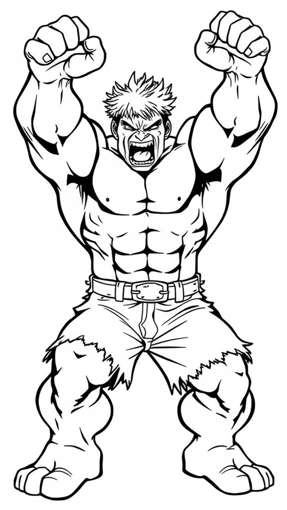 12 Free Hulk Coloring Pages for Fun and Creativity - jerwoodvisualarts.org