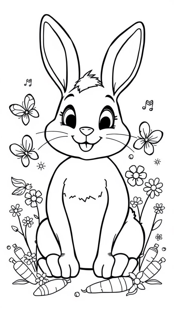 joyful bunny art activity