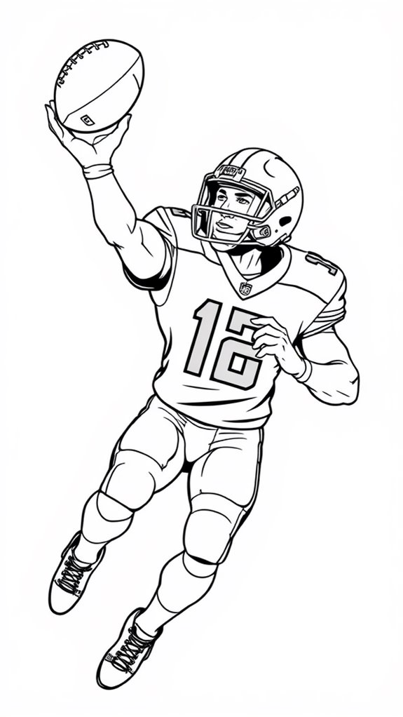 justin jefferson coloring page