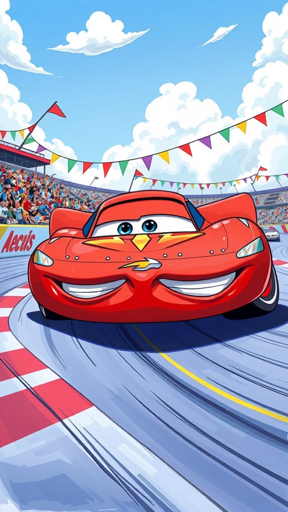 lightning mcqueen art illustration