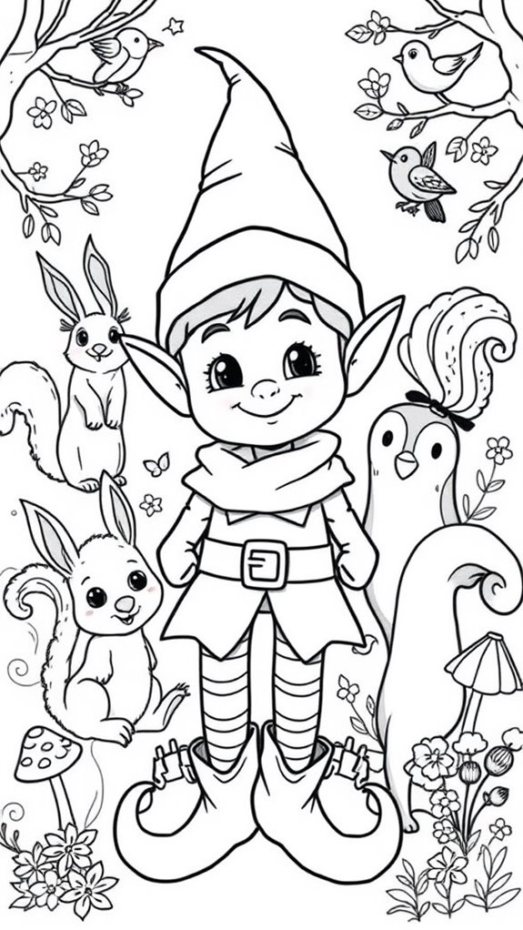 magical elf animal art