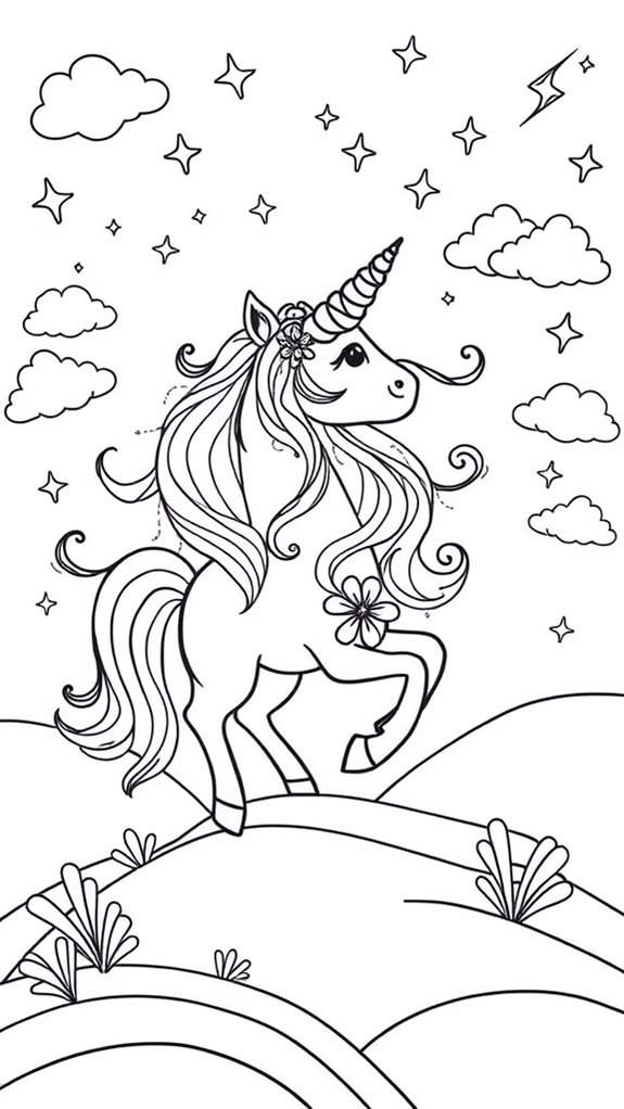 magical unicorn coloring fun