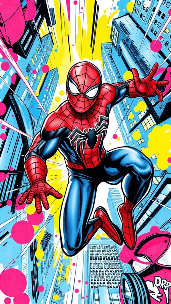 miles morales colorful artwork
