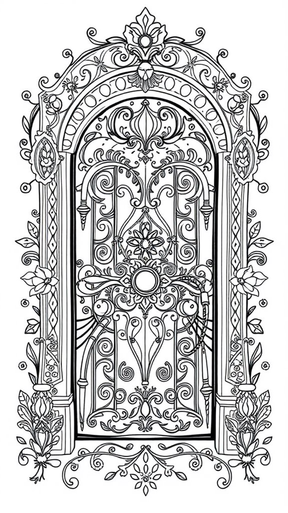 mirabel s colorful door art
