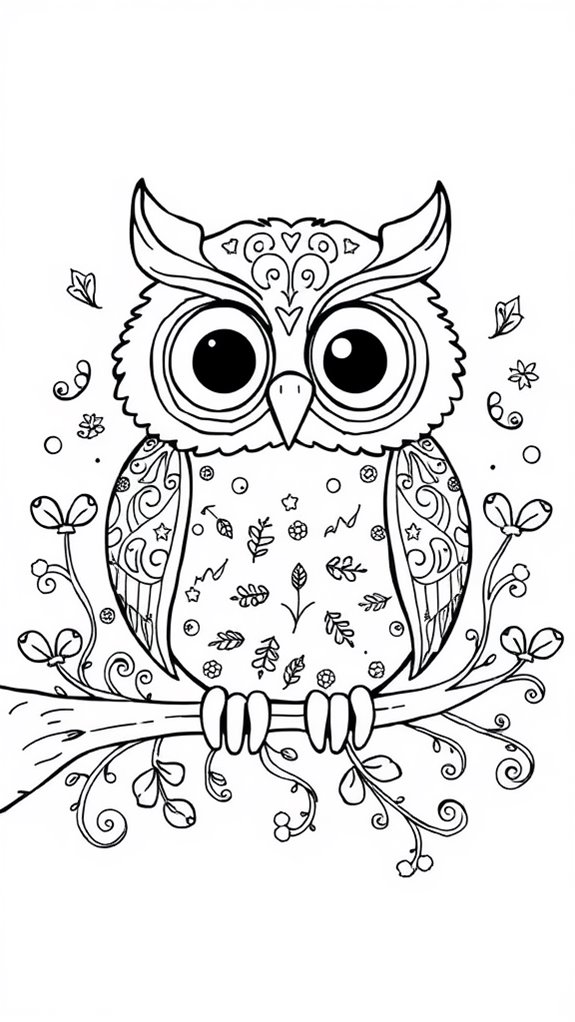 playful owl art activity