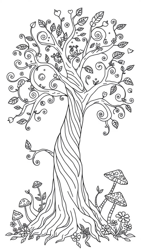 playful tree art activity
