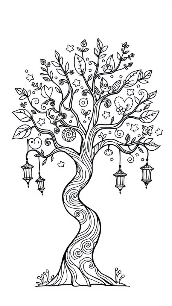 playful tree art activity