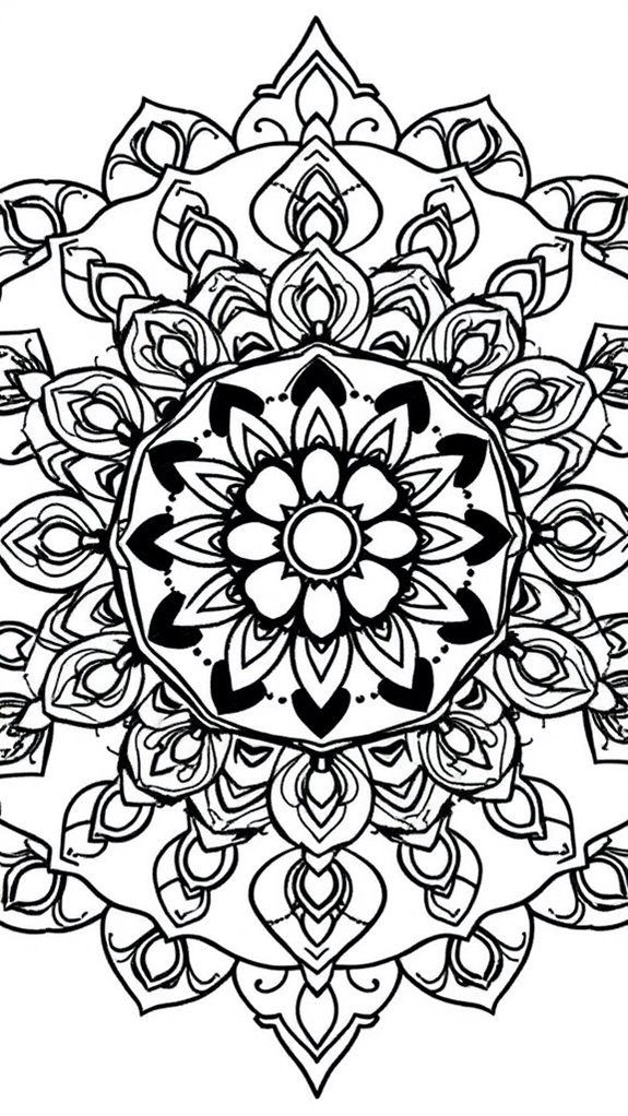 simple mandala art design