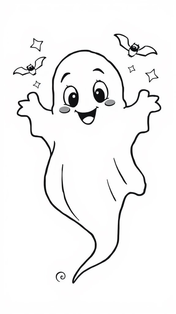 spooky halloween ghost art