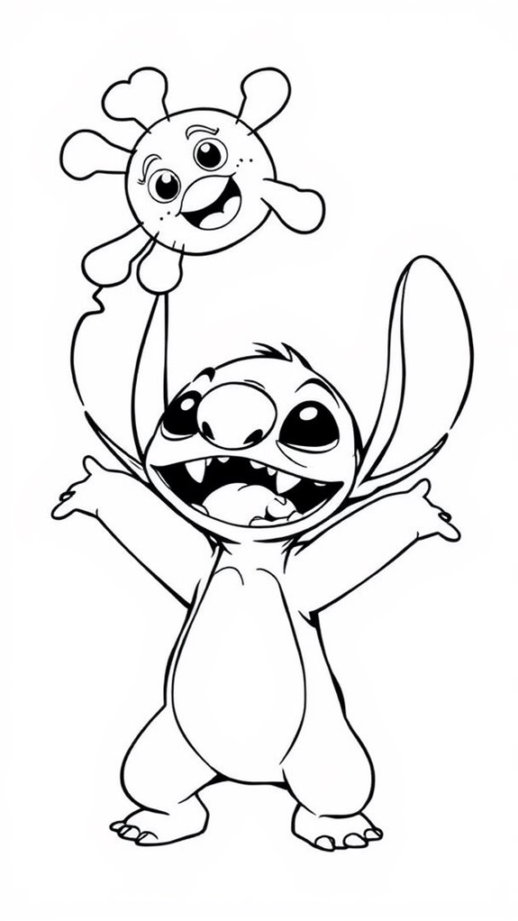 Stitch And Scrump Colouring Pages Stitch And Scrump Colouring Pages