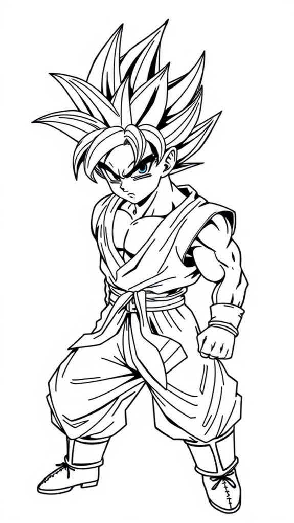 super saiyan goku art